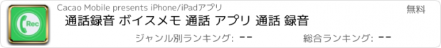 おすすめアプリ 通話録音 ボイスメモ 通話 アプリ 通話 録音