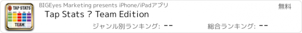 おすすめアプリ Tap Stats – Team Edition
