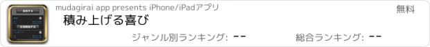 おすすめアプリ 積み上げる喜び