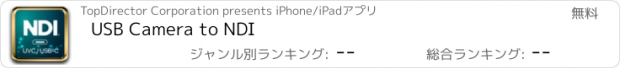 おすすめアプリ USB Camera to NDI