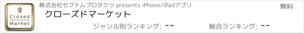 おすすめアプリ クローズドマーケット