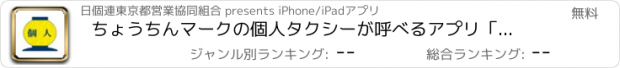 おすすめアプリ ちょうちんマークの個人タクシーが呼べるアプリ「にっこり」