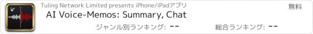 おすすめアプリ AI Voice-Memos: Summary, Chat