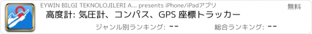 おすすめアプリ 高度計: 気圧計、コンパス、GPS 座標トラッカー