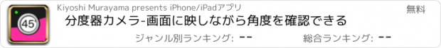 おすすめアプリ 分度器カメラ-画面に映しながら角度を確認できる