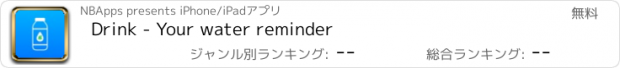 おすすめアプリ Drink - Your water reminder