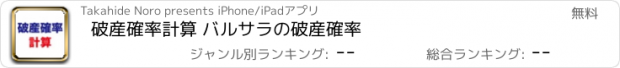 おすすめアプリ 破産確率計算 バルサラの破産確率