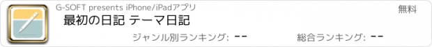 おすすめアプリ 最初の日記 テーマ日記