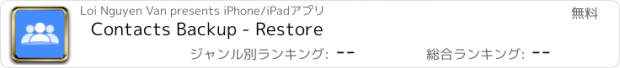 おすすめアプリ Contacts Backup - Restore