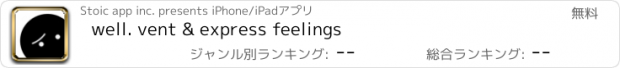 おすすめアプリ well. vent & express feelings