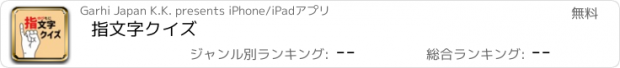 おすすめアプリ 指文字クイズ