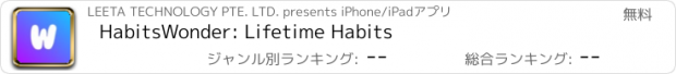 おすすめアプリ HabitsWonder: Lifetime Habits