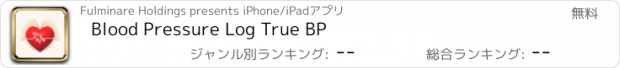 おすすめアプリ Blood Pressure Log True BP