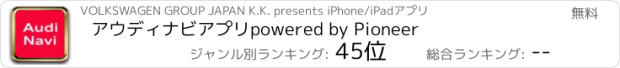 おすすめアプリ アウディナビアプリ　powered by Pioneer