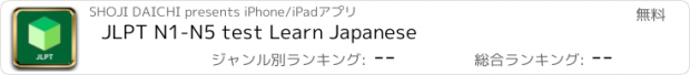 おすすめアプリ JLPT N1-N5 test Learn Japanese