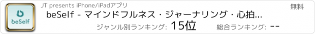 おすすめアプリ beSelf - マインドフルネス・ジャーナリング・心拍測定