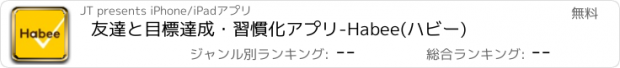 おすすめアプリ 友達と目標達成・習慣化アプリ-Habee(ハビー)