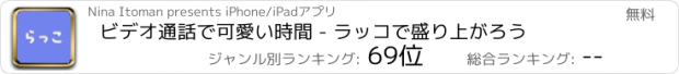 おすすめアプリ ビデオ通話で可愛い時間 - ラッコで盛り上がろう