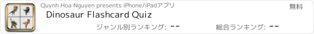 おすすめアプリ Dinosaur Flashcard Quiz