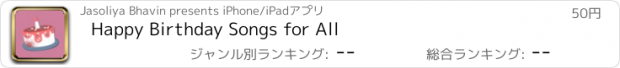 おすすめアプリ Happy Birthday Songs for All