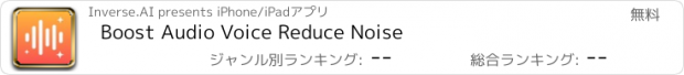 おすすめアプリ Boost Audio Voice Reduce Noise