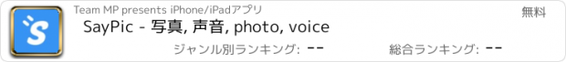 おすすめアプリ SayPic - 写真, 声音, photo, voice