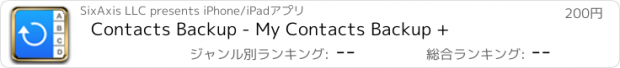 おすすめアプリ Contacts Backup - My Contacts Backup +