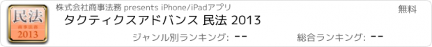 おすすめアプリ タクティクスアドバンス 民法 2013