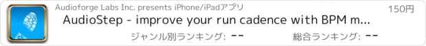 おすすめアプリ AudioStep - improve your run cadence with BPM match