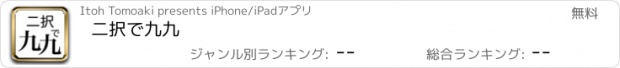 おすすめアプリ 二択で九九