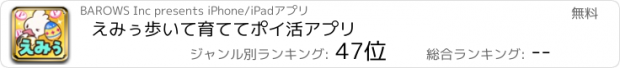 おすすめアプリ えみぅ　歩いて育ててポイ活アプリ