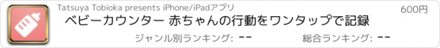 おすすめアプリ ベビーカウンター 赤ちゃんの行動をワンタップで記録