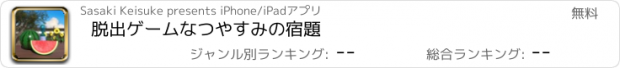 おすすめアプリ 脱出ゲーム　なつやすみの宿題