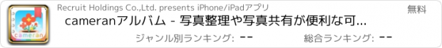 おすすめアプリ cameranアルバム - 写真整理や写真共有が便利な可愛いアルバムアプリ