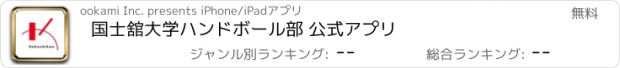 おすすめアプリ 国士舘大学ハンドボール部 公式アプリ