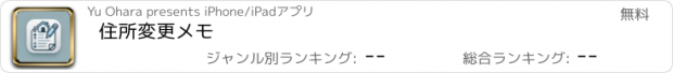 おすすめアプリ 住所変更メモ