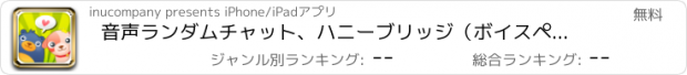 おすすめアプリ 音声ランダムチャット、ハニーブリッジ（ボイスペンパル）