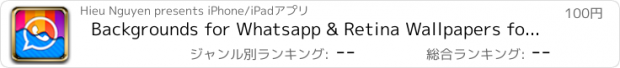 おすすめアプリ Backgrounds for Whatsapp & Retina Wallpapers for Hangouts & Custom Icon