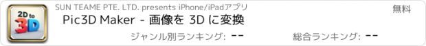 おすすめアプリ Pic3D Maker - 画像を 3D に変換