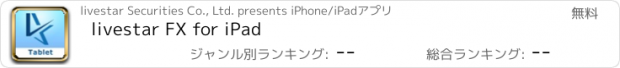 おすすめアプリ livestar FX for iPad