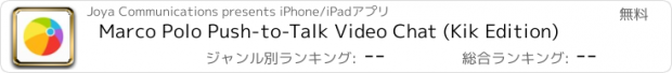 おすすめアプリ Marco Polo Push-to-Talk Video Chat (Kik Edition)