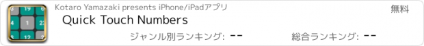 おすすめアプリ Quick Touch Numbers