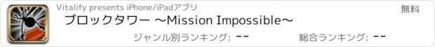 おすすめアプリ ブロックタワー 〜Mission Impossible〜