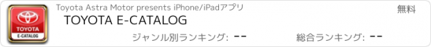 おすすめアプリ TOYOTA E-CATALOG