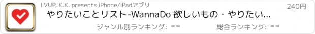 おすすめアプリ やりたいことリスト-WannaDo 欲しいもの・やりたいことのメモに便利なtodo・タスク管理アプリ