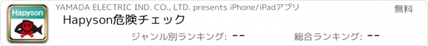 おすすめアプリ Hapyson危険チェック