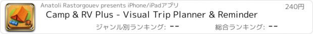 おすすめアプリ Camp & RV Plus - Visual Trip Planner & Reminder