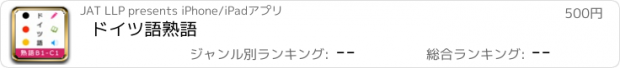 おすすめアプリ ドイツ語熟語