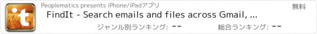 おすすめアプリ FindIt - Search emails and files across Gmail, Dropbox, and Google Drive accounts