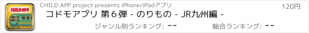 おすすめアプリ コドモアプリ 第６弾 - のりもの - JR九州編 -